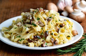 tagliatelle porcini