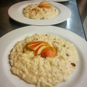 risotto pere e noci