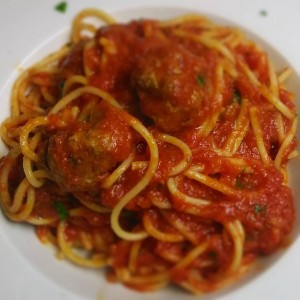 spaghetti polpette