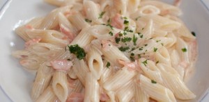 panna e salmone