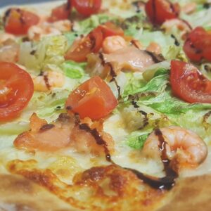 pizza della settimana salmone